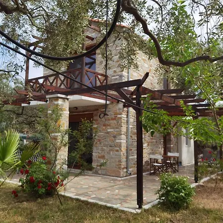 Elea Stone In Organic Quiet Olive Grove, Prinos, Thassos Villa *