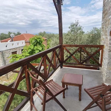 Villa Elea Stone In Organic Quiet Olive Grove, Prinos, Thassos