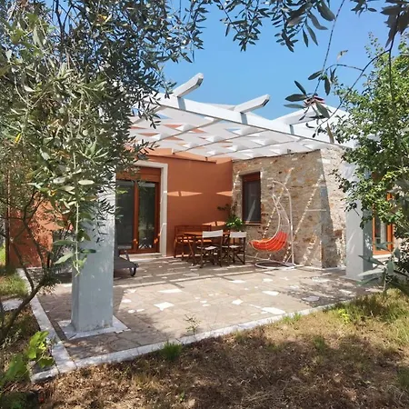 Elea Stone In Organic Quiet Olive Grove, Prinos, Thassos Вилла