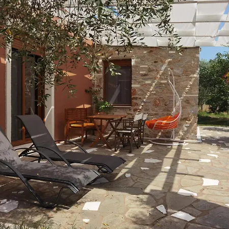 Villa Elea Stone In Organic Quiet Olive Grove, Prinos, Thassos Prinos (Thasos)