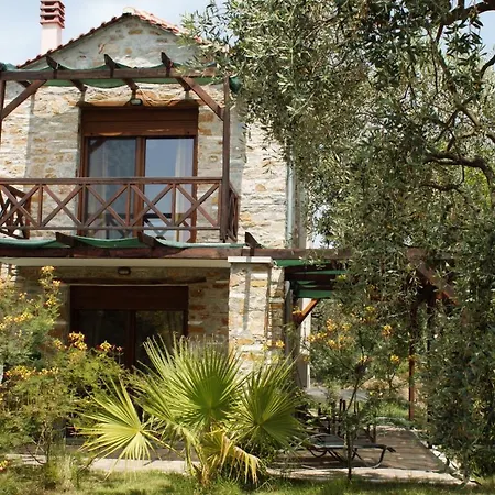 Villa Elea Stone In Organic Quiet Olive Grove, Prinos, Thassos *