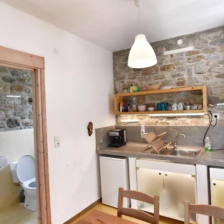 Villa Elea Stone In Organic Quiet Olive Grove, Prinos, Thassos