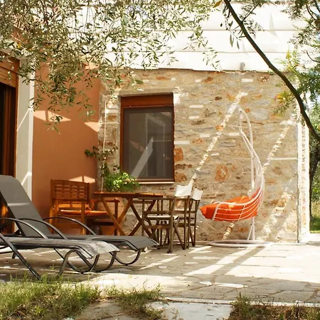 Villa Elea Stone In Organic Quiet Olive Grove, Prinos, Thassos Prinos (Thasos)