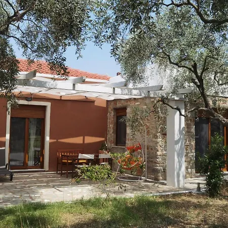 Elea Stone In Organic Quiet Olive Grove, Prinos, Thassos Вилла