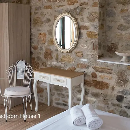 Villa Elea Stone In Organic Quiet Olive Grove, Prinos, Thassos