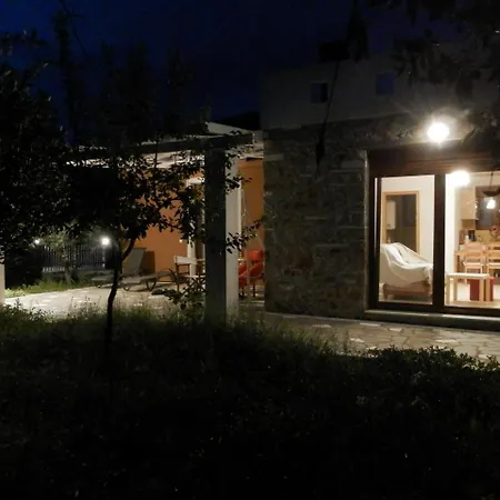 Villa Elea Stone In Organic Quiet Olive Grove, Prinos, Thassos *